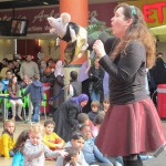 Performing Opera Mouse in the mall