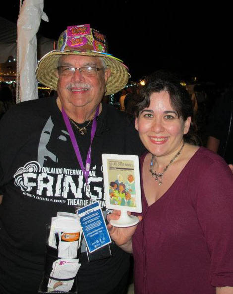 Melanie at the Orlando Fringe theatre festival