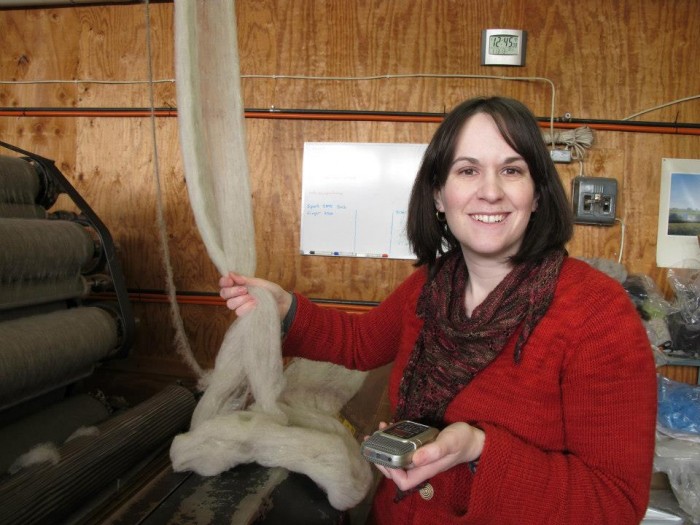 Deborah at the Blackberry Ridge mill